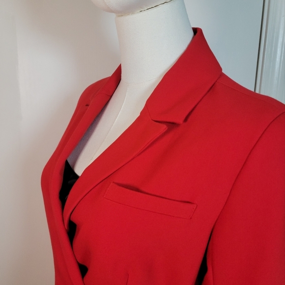 Abercrombie & Fitch Red Blazer Dress Size XS - Picture 9 of 12